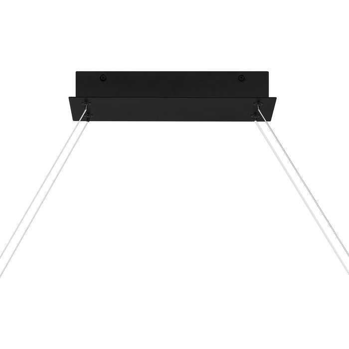 Quoizel PCSTG138MBK LED Linear Chandelier, Matte Black