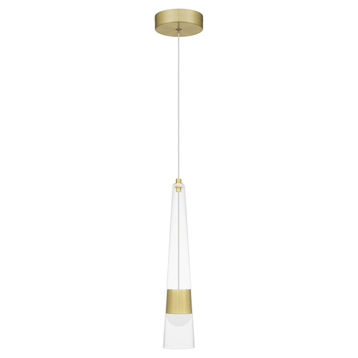 Quoizel PCZIA1503SD LED Mini Pendant, Satin Gold