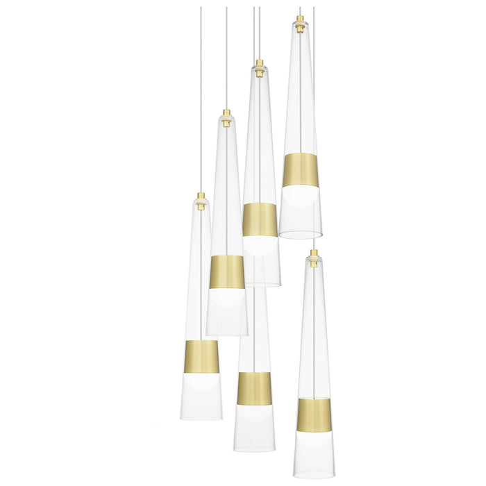 Quoizel PCZIA2813SD LED Pendant, Satin Gold