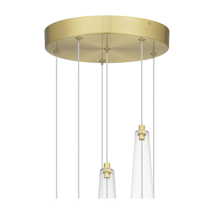 Quoizel PCZIA2813SD LED Pendant, Satin Gold