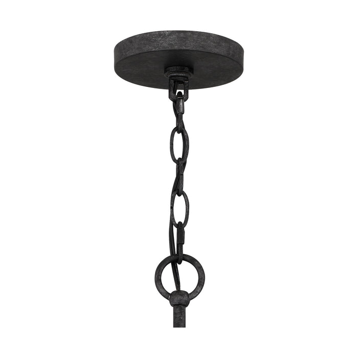 Quoizel QOP5336OK Three Light Pendant, Old Black Finish
