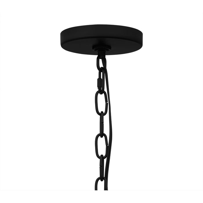Quoizel QP5346MBK Five Light Pendant, Matte Black