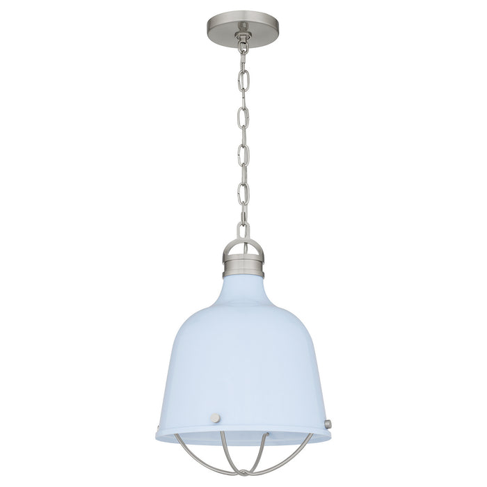 Quoizel QPP5345BN One Light Mini Pendant, Brushed Nickel