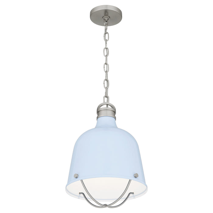 Quoizel QPP5345BN One Light Mini Pendant, Brushed Nickel