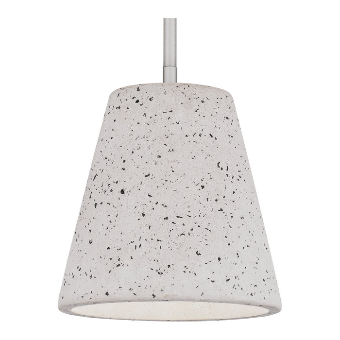 Quoizel QPP5351BN One Light Mini Pendant, Brushed Nickel