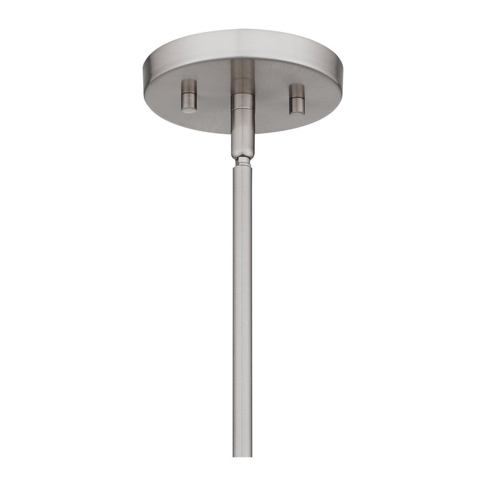 Quoizel QPP5351BN One Light Mini Pendant, Brushed Nickel
