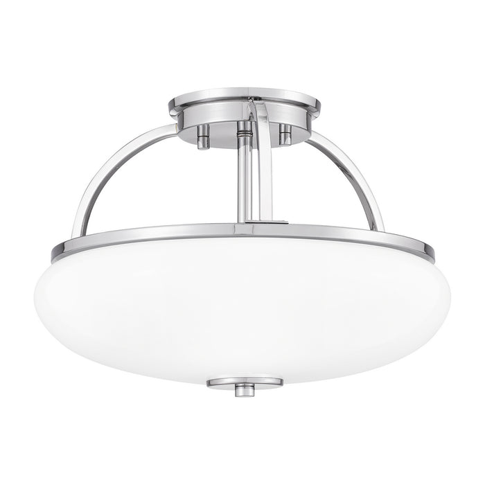 Quoizel QSF5364C Three Light Semi Flush Mount, Polished Chrome