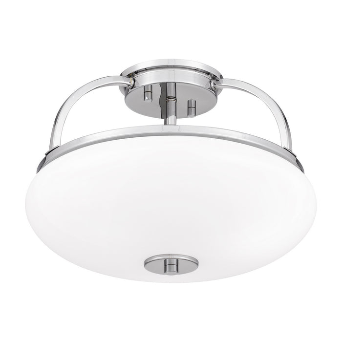 Quoizel QSF5364C Three Light Semi Flush Mount, Polished Chrome
