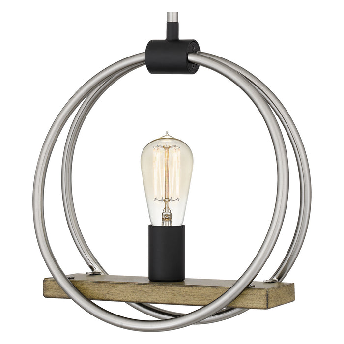 Quoizel STG1512BN One Light Mini Pendant, Brushed Nickel