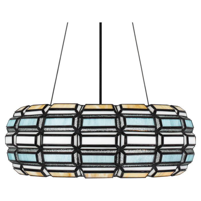 Quoizel TF5334MBK Three Light Pendant, Matte Black