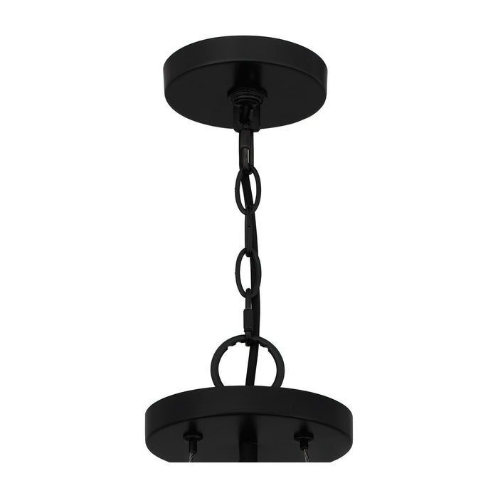 Quoizel TF5334MBK Three Light Pendant, Matte Black