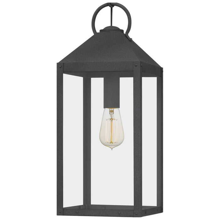Quoizel TPE1508MB One Light Mini Pendant, Mottled Black