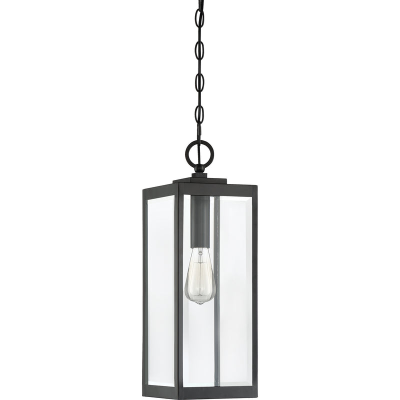 Quoizel WVR1507EK One Light Mini Pendant, Earth Black