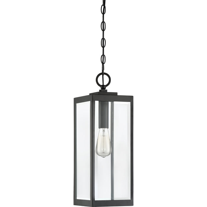 Quoizel WVR1507EK One Light Mini Pendant, Earth Black