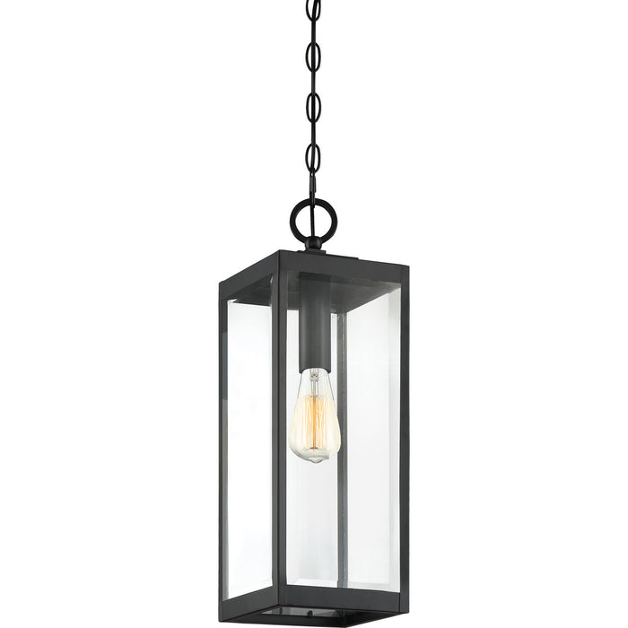 Quoizel WVR1507EK One Light Mini Pendant, Earth Black