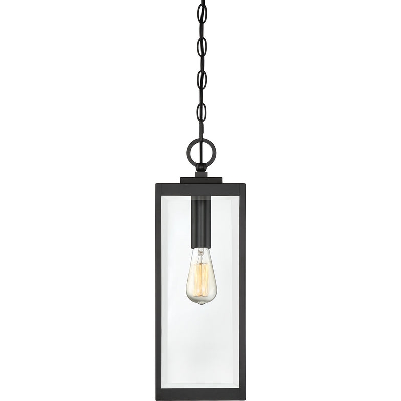 Quoizel WVR1507EK One Light Mini Pendant, Earth Black