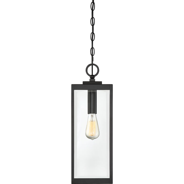 Quoizel WVR1507EK One Light Mini Pendant, Earth Black