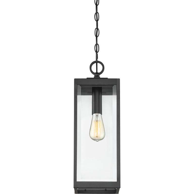 Quoizel WVR1507EK One Light Mini Pendant, Earth Black