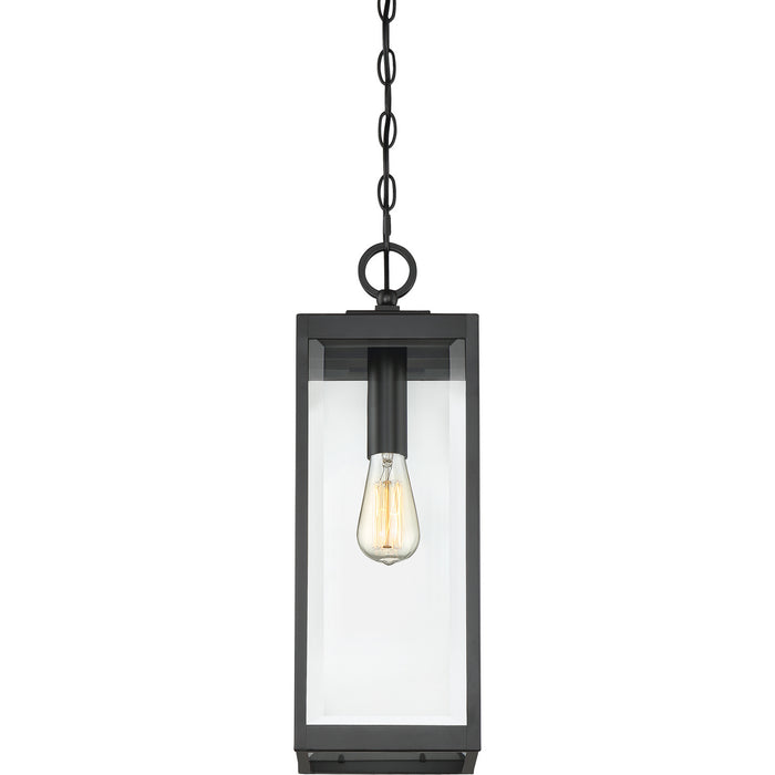 Quoizel WVR1507EK One Light Mini Pendant, Earth Black