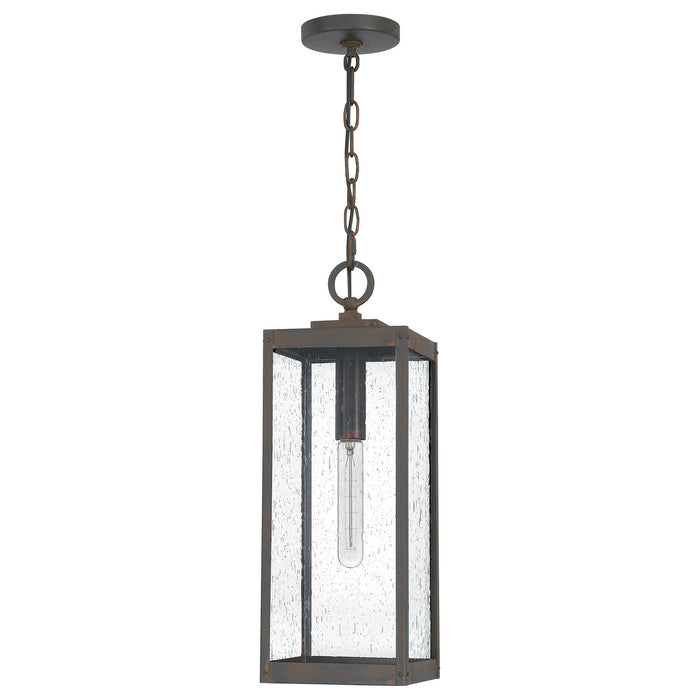 Quoizel WVR1507IZ One Light Mini Pendant, Industrial Bronze