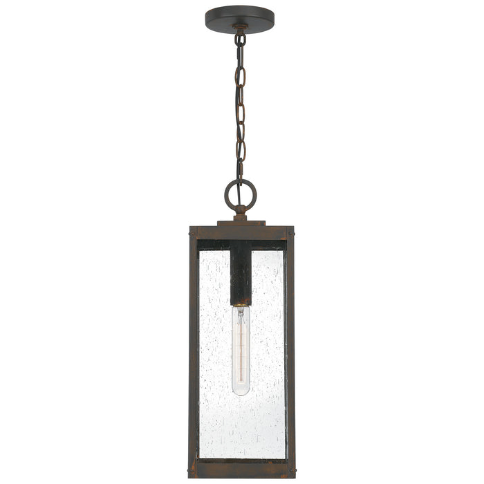 Quoizel WVR1507IZ One Light Mini Pendant, Industrial Bronze