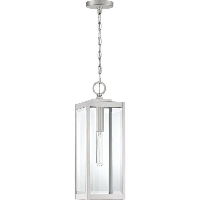 Quoizel WVR1507SS One Light Mini Pendant, Stainless Steel