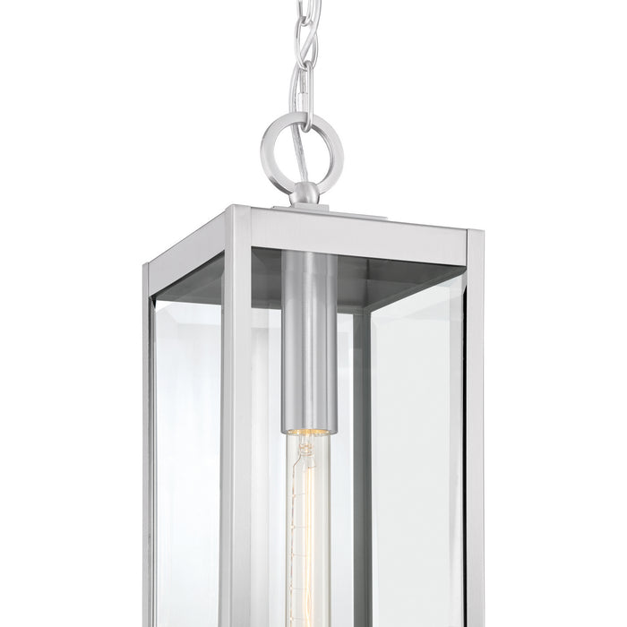 Quoizel WVR1507SS One Light Mini Pendant, Stainless Steel