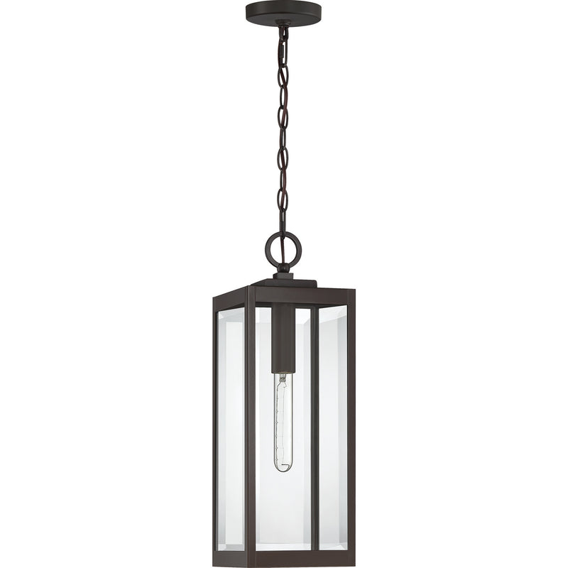 Quoizel WVR1507WT One Light Mini Pendant, Western Bronze