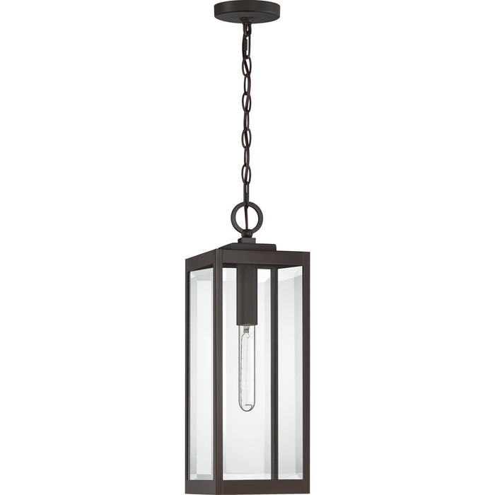Quoizel WVR1507WT One Light Mini Pendant, Western Bronze