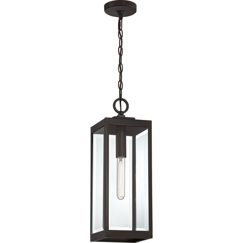 Quoizel WVR1507WT One Light Mini Pendant, Western Bronze