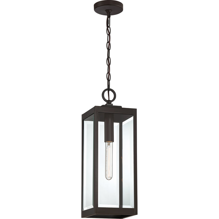 Quoizel WVR1507WT One Light Mini Pendant, Western Bronze