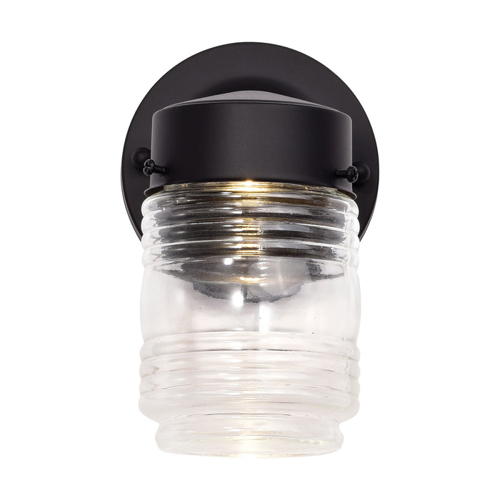 Nuvo Lighting 62-1573 LED Mason Jar, Black