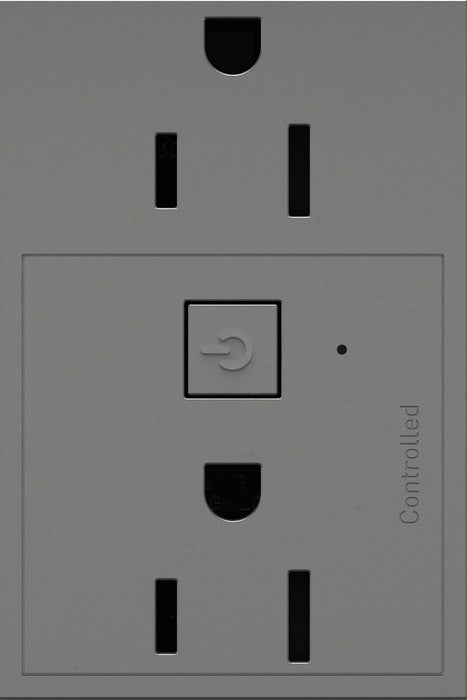 Legrand WNAR153M1 Plus-Sized 15A Outlet, Magnesium