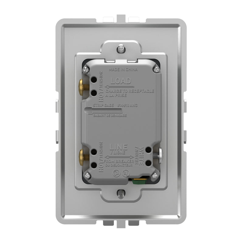 Legrand WNAR153G1 Plus-Sized 15A Outlet, Graphite