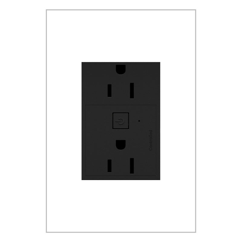Legrand WNAR153G1 Plus-Sized 15A Outlet, Graphite
