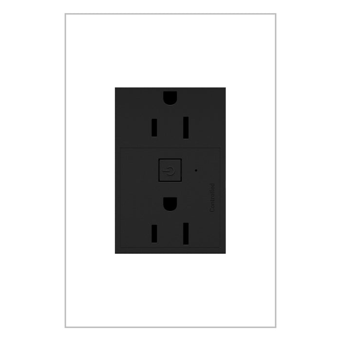 Legrand WNAR153G1 Plus-Sized 15A Outlet, Graphite