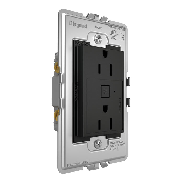 Legrand WNAR153G1 Plus-Sized 15A Outlet, Graphite