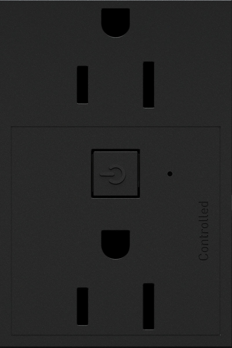 Legrand WNAR153G1 Plus-Sized 15A Outlet, Graphite