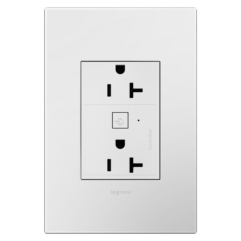 Legrand WNAR203W1 Plus-Sized 20A Outlet, White