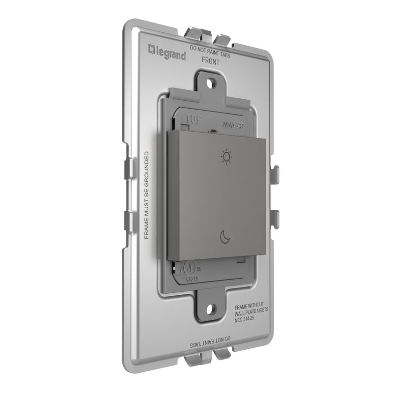 Legrand WNAL43M1 Wireless Wake/Sleep Switch, Magnesium