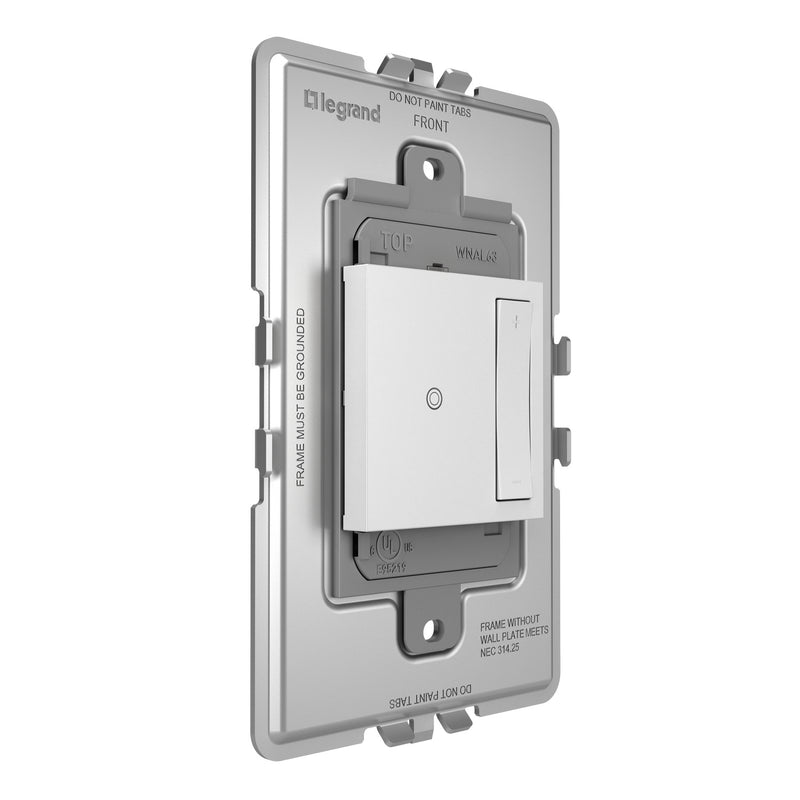 Legrand WNAL63W1 Wireless Tru-Universal Dimmer, White