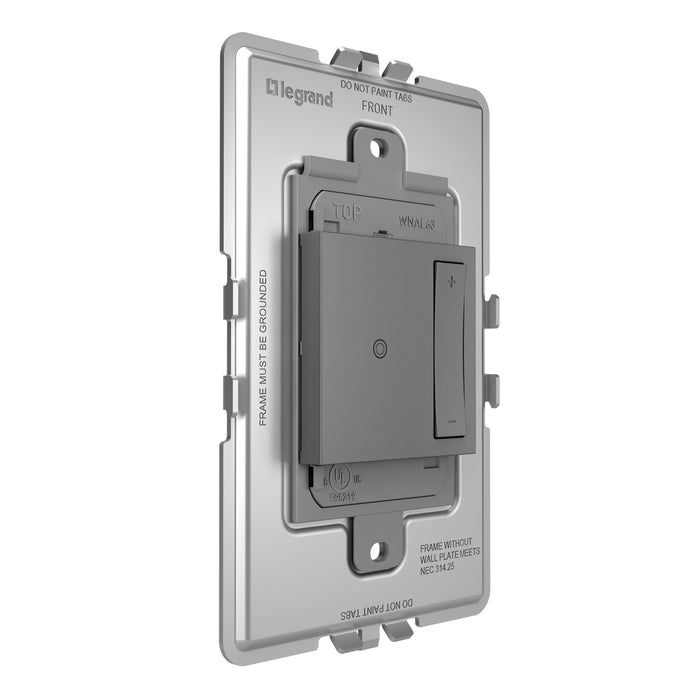 Legrand WNAL63M1 Wireless Tru-Universal Dimmer, Magnesium