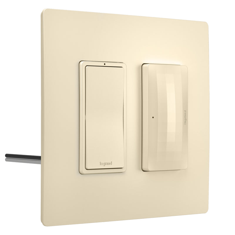 Legrand WNRL10LA Switch, Light Almond