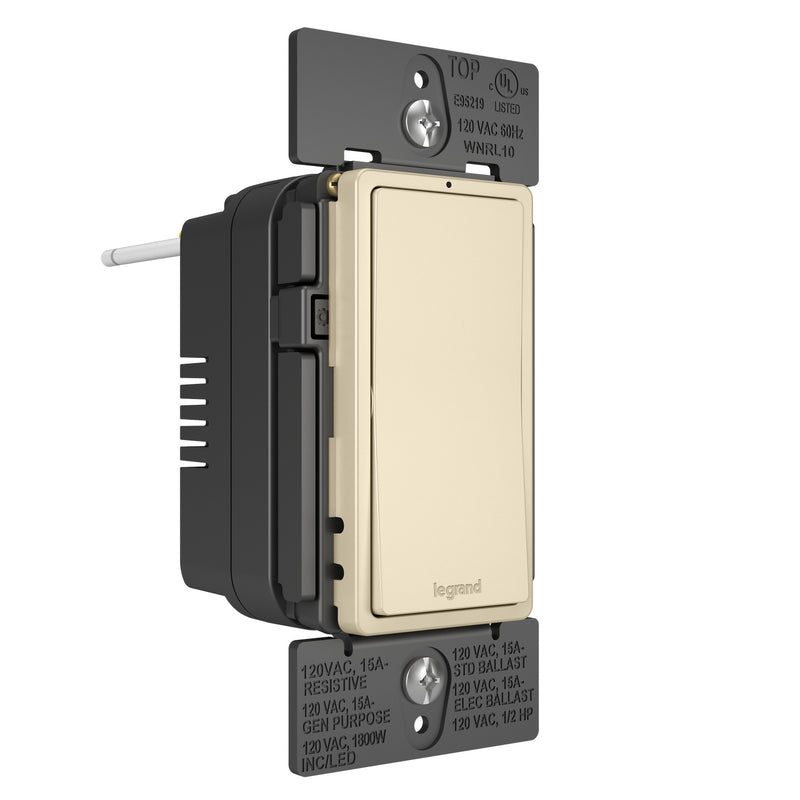 Legrand WNRL10LA Switch, Light Almond