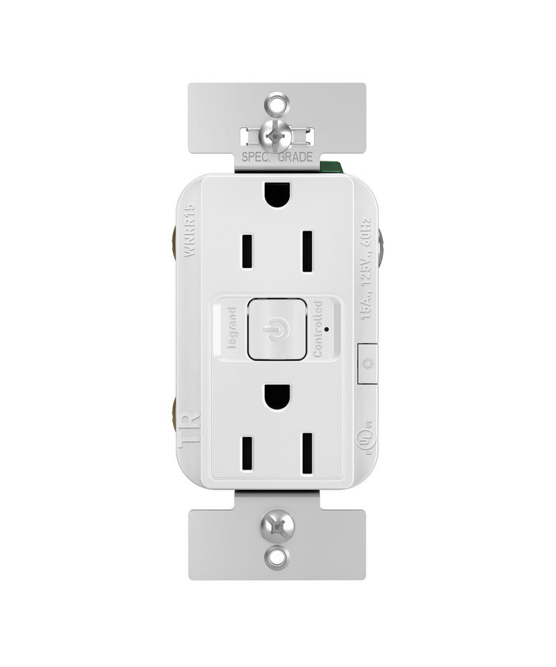 Legrand WNRR15WH 15A Outlet, White
