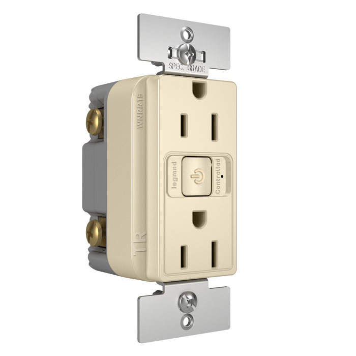 Legrand WNRR15LA 15A Outlet, Light Almond