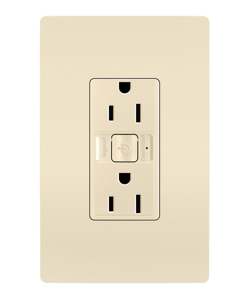 Legrand WNRR15LA 15A Outlet, Light Almond
