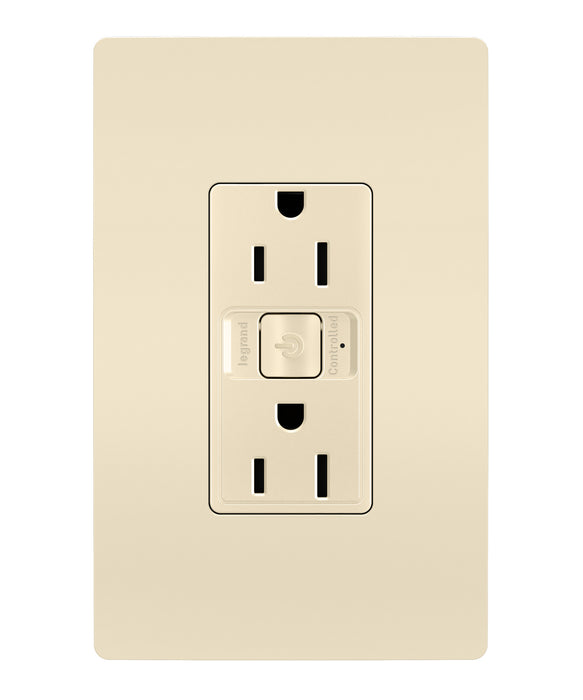 Legrand WNRR15LA 15A Outlet, Light Almond