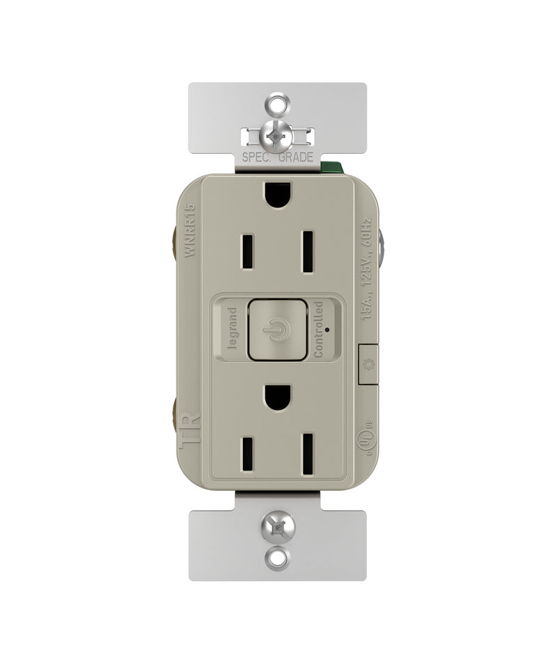 Legrand WNRR15NI 15A Outlet, Nickel
