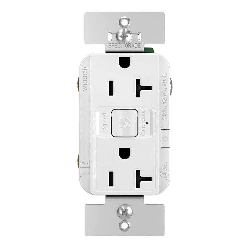 Legrand WNRR20WH 20A Outlet, White